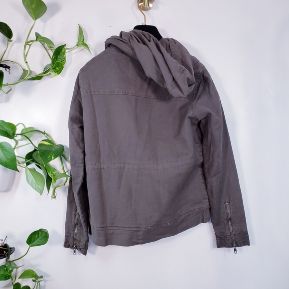 New CHASER Canteen Vintage Hooded Jacket S - Picture 7 of 16